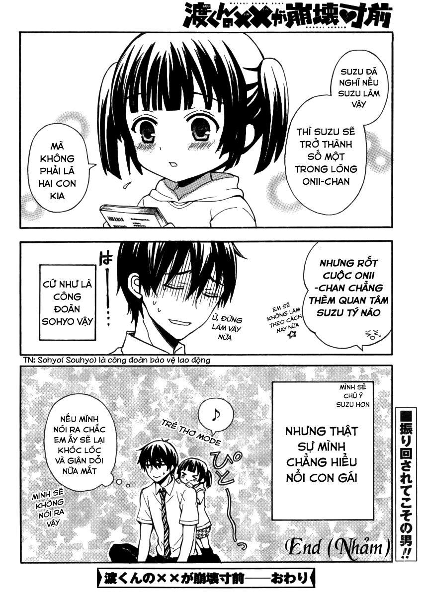 Watari-Kun No Xx Ga Houkai Sunzen Chap 9 - Next Chap 10