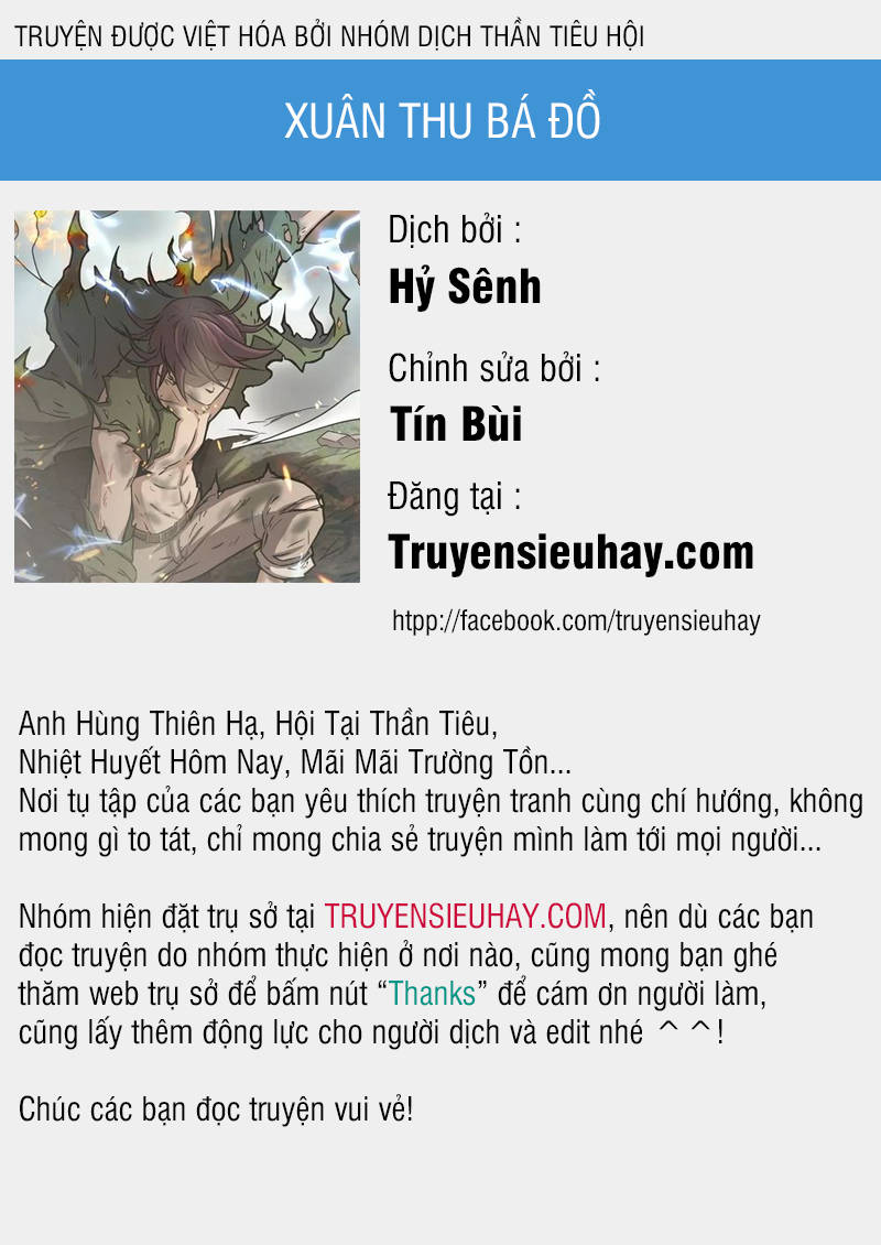 Xuân Thu Bá Đồ Chap 18 - Next Chap 19
