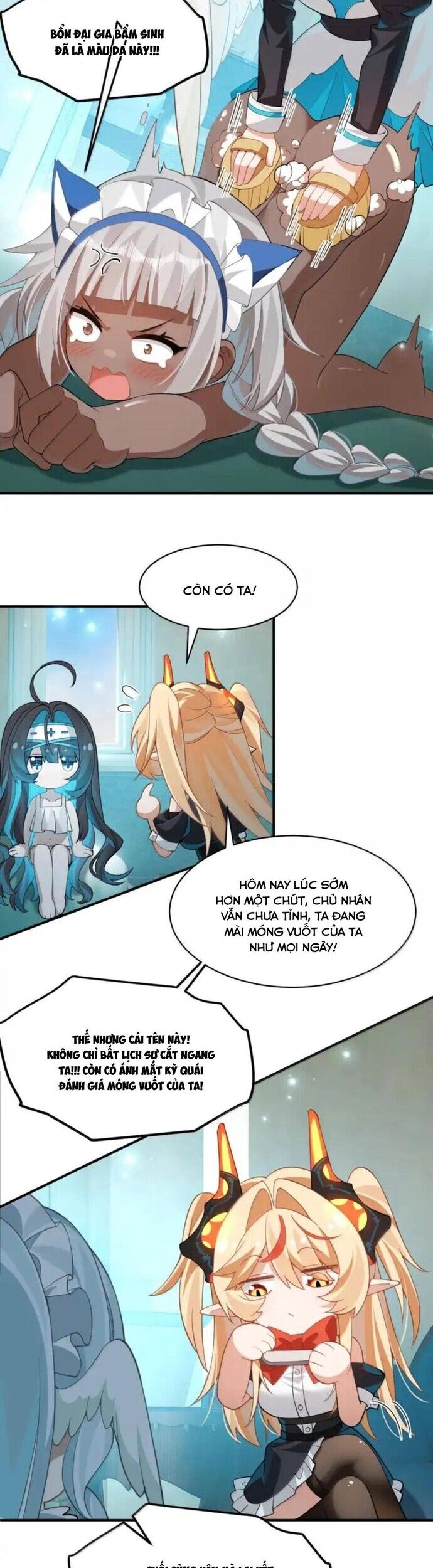 Xuyên Không Mãn Cấp Như Tôi Tại Sao Lại Là Quý Cô Mục Sư Chứ Chap 38 - Next Chap 39