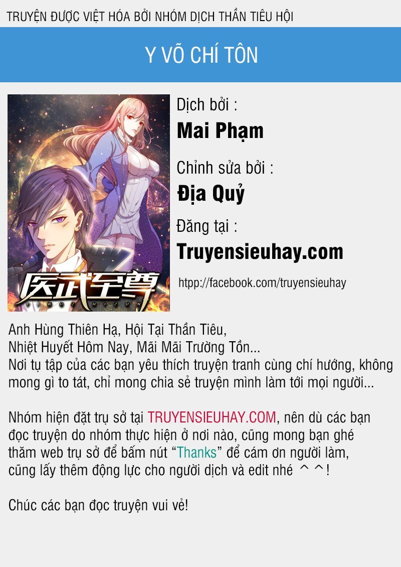 Y Võ Chí Tôn Chap 112 - Next Chap 113