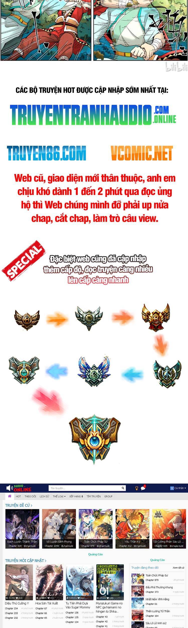 Yêu Thần Ký Chap 416 - Next Chap 417