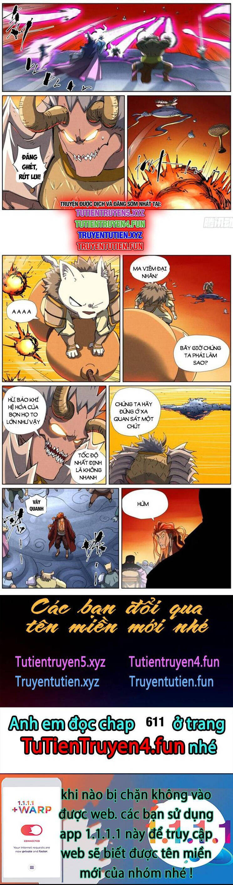 Yêu Thần Ký Chap 610 - Next Chap 611