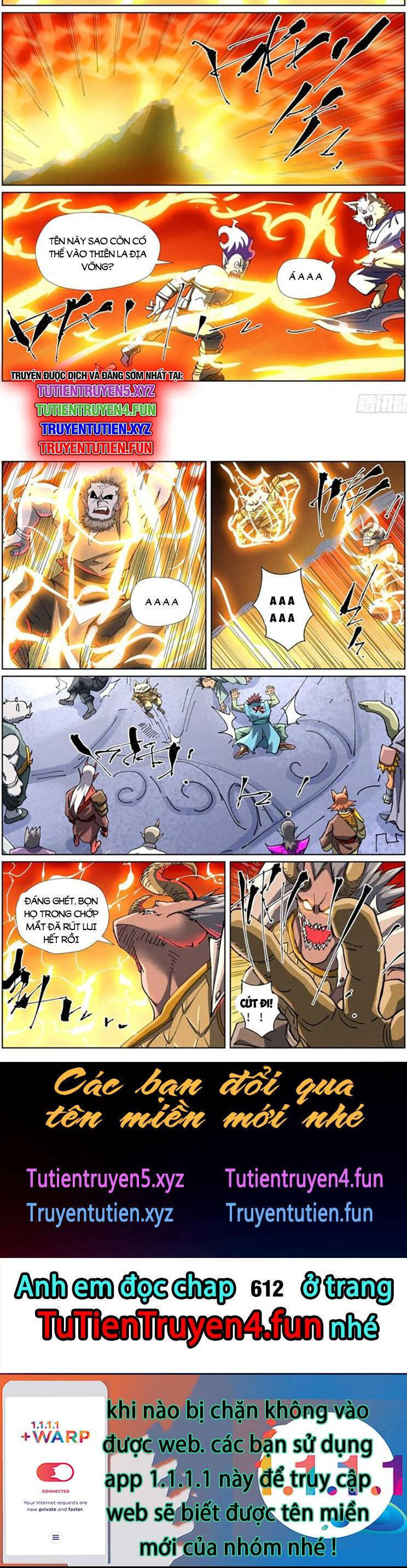 Yêu Thần Ký Chap 611 - Next Chap 612