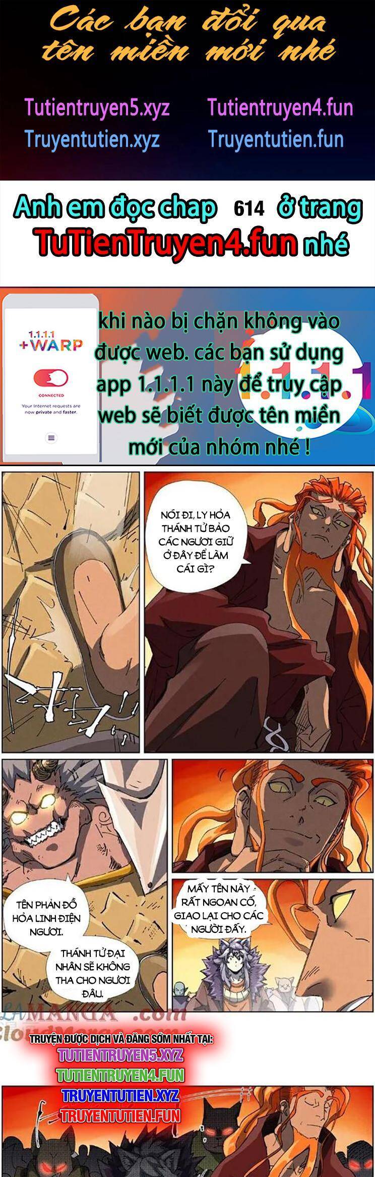 Yêu Thần Ký Chap 613 - Next Chap 614