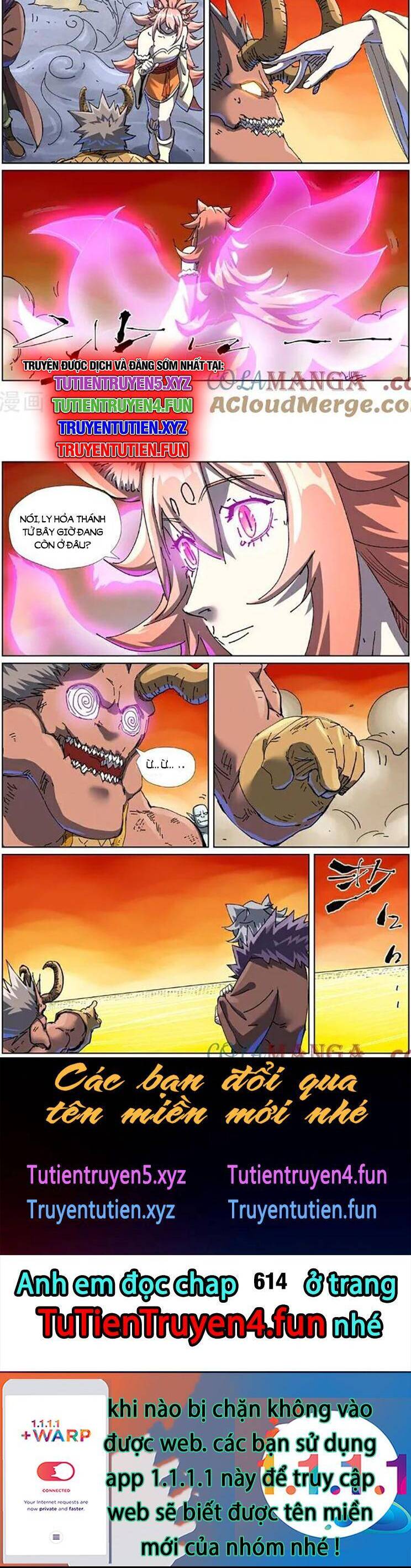 Yêu Thần Ký Chap 613 - Next Chap 614