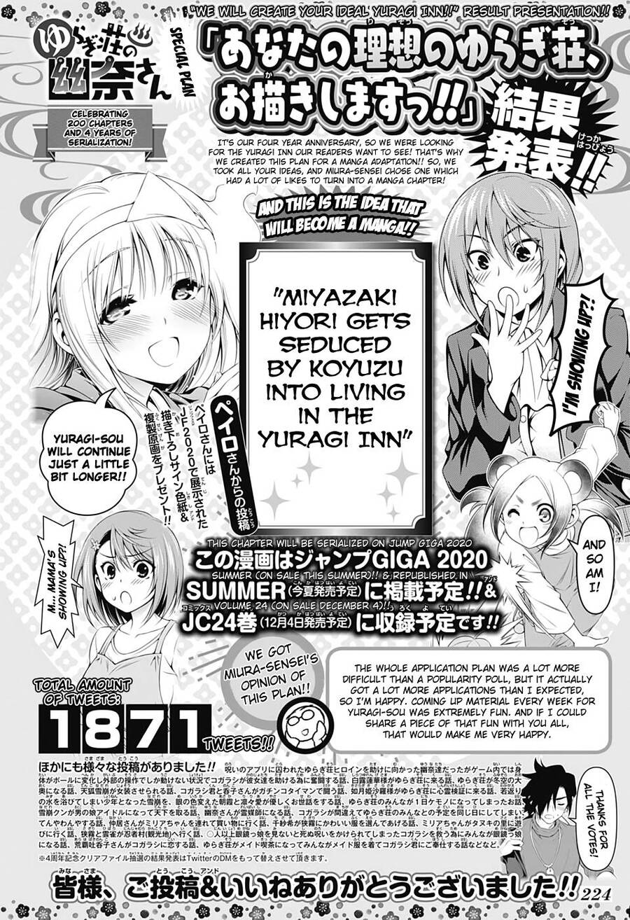 Yuragi-Sou No Yuuna-San Chap 209 - Next Chap 210