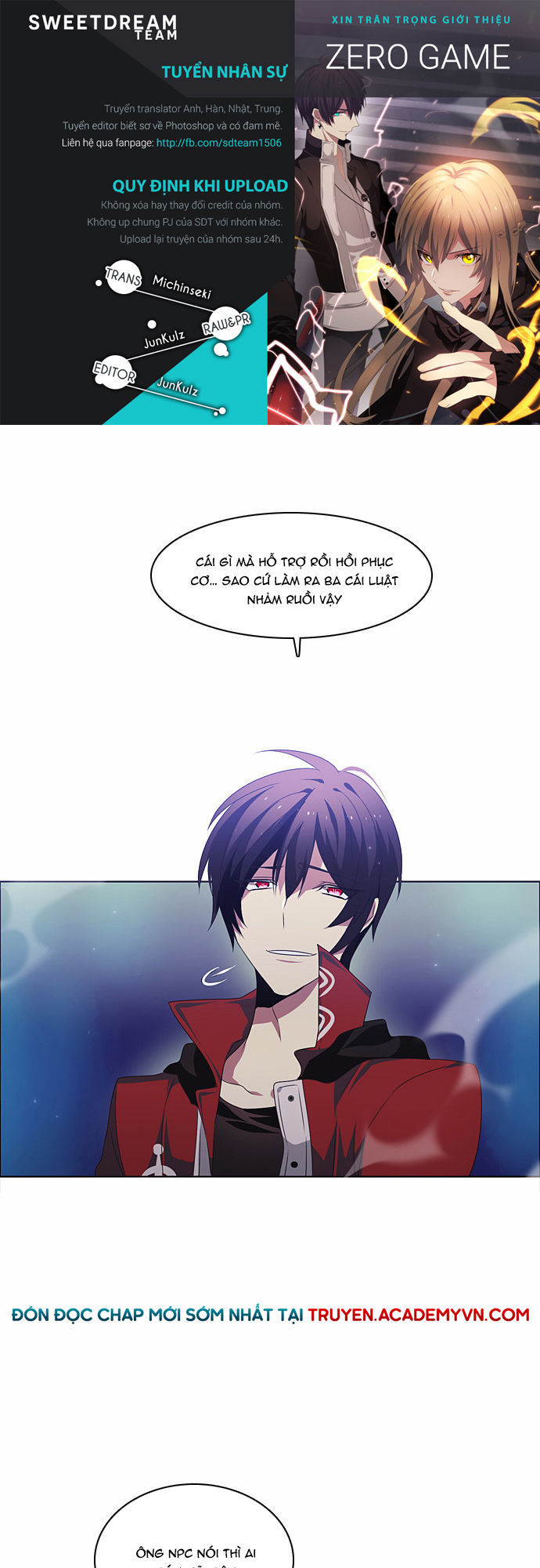 Zero Game Chap 17 - Next Chap 18