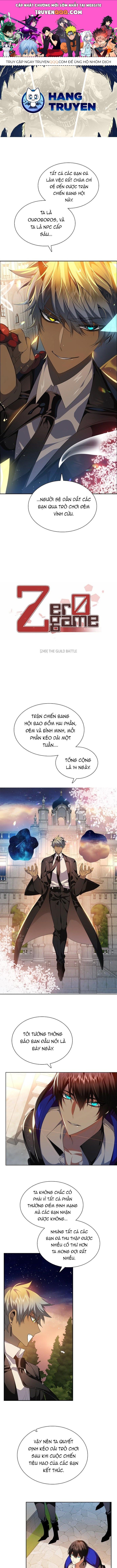 Zero Game Chap 249 - Next Chap 250