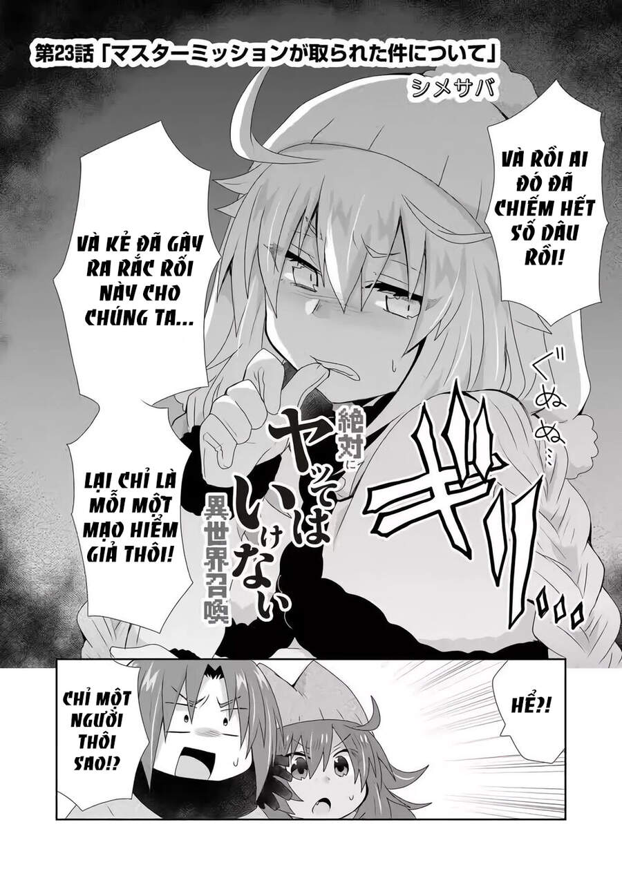 Zettai Ni Yatte Wa Ikenai Isekai Shoukan Chap 24 - Next Chap 25